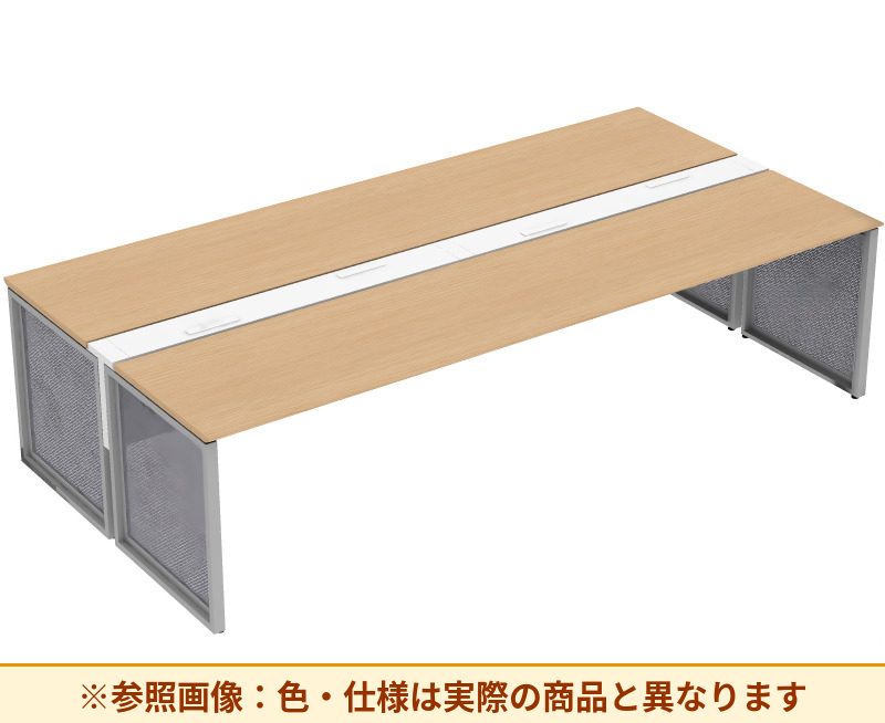コクヨ ワークヴィスタライト 両面タイプ 袖（引き出し）：袖無 脚部仕様：パネル脚 DWV-BD3014