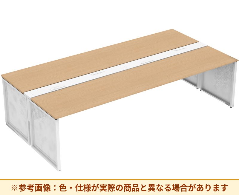 コクヨ ワークヴィスタライト 両面タイプ 袖（引き出し）：袖無 脚部仕様：パネル脚 DWV-BD3014