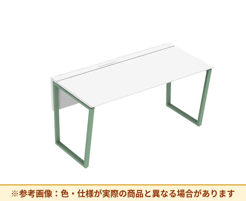 コクヨ ワークヴィスタライト 片面タイプ 袖（引き出し）：袖無 脚部仕様：門型脚 DWV-AD1507-6A2APW1