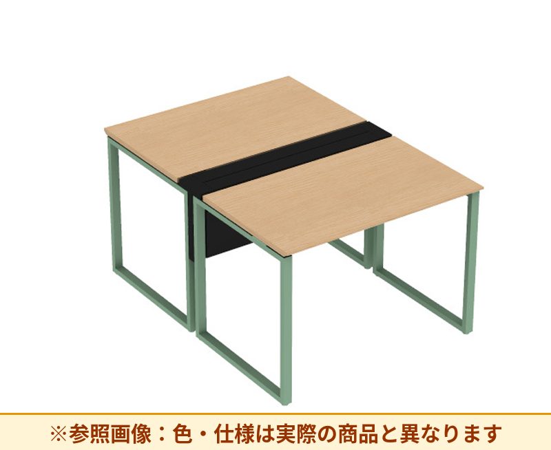 コクヨ ワークヴィスタライト 両面タイプ 袖（引き出し）：袖無 脚部仕様：門型脚 DWV-DD1012