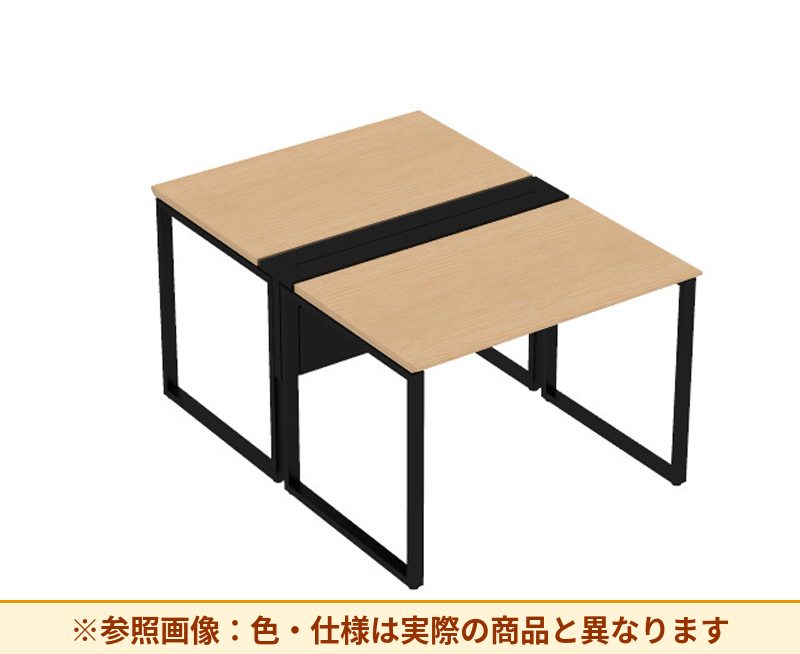 コクヨ ワークヴィスタライト 両面タイプ 袖（引き出し）：袖無 脚部仕様：門型脚 DWV-DD1012