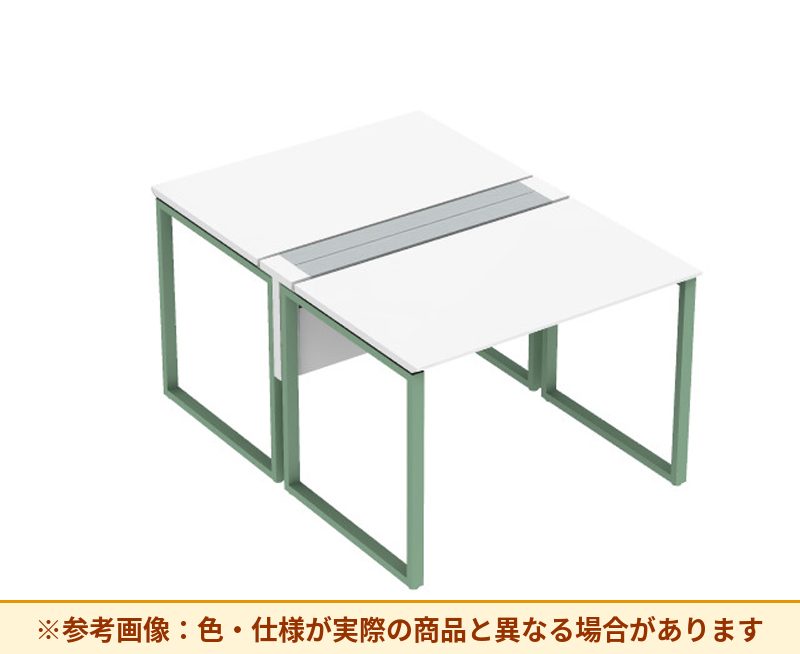 コクヨ ワークヴィスタライト 両面タイプ 袖（引き出し）：袖無 脚部仕様：門型脚 DWV-DD1012