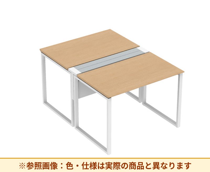 コクヨ ワークヴィスタライト 両面タイプ 袖（引き出し）：袖無 脚部仕様：門型脚 DWV-DD1012