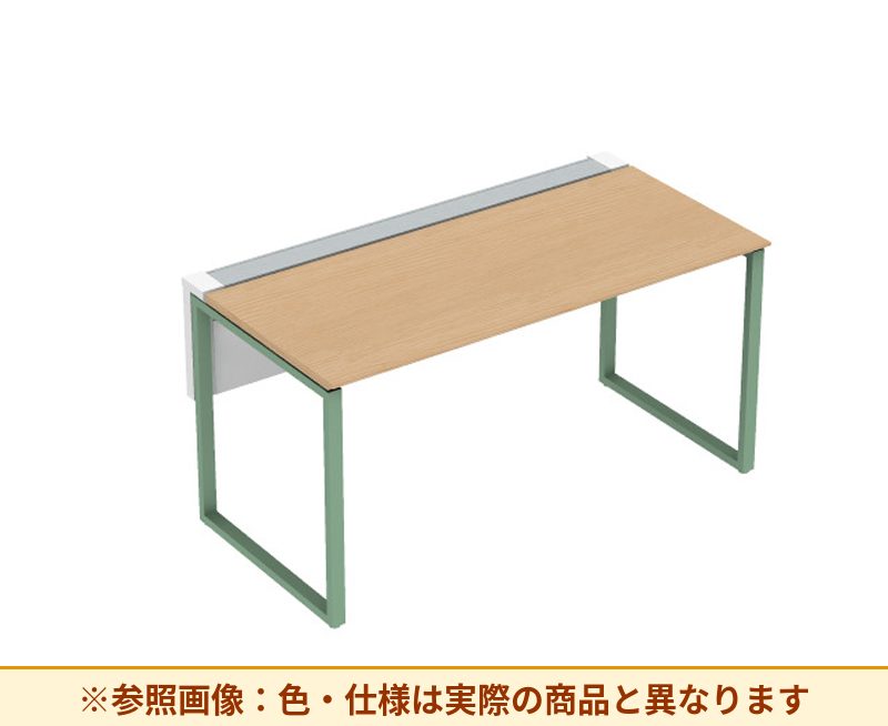 コクヨ ワークヴィスタライト 片面タイプ 袖（引き出し）：袖無 脚部仕様：門型脚 DWV-DD1507-6A2APW1
