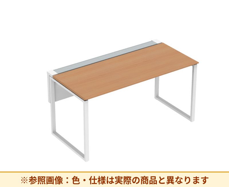 コクヨ ワークヴィスタライト 片面タイプ 袖（引き出し）：袖無 脚部仕様：門型脚 DWV-DD1507-6A2APW1