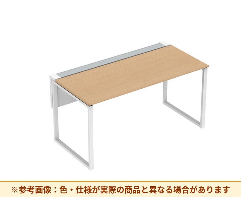 コクヨ ワークヴィスタライト 片面タイプ 袖（引き出し）：袖無 脚部仕様：門型脚 DWV-DD1507-6A2APW1