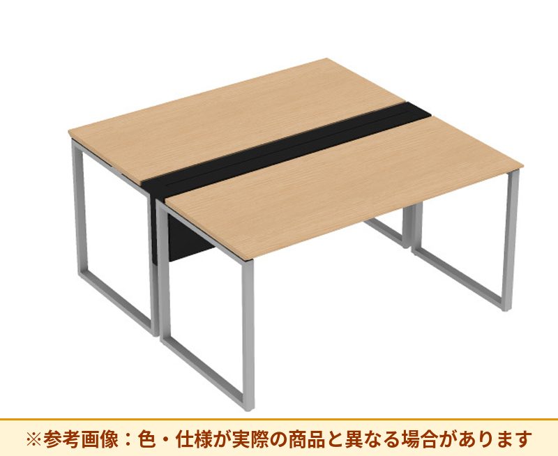コクヨ ワークヴィスタライト 両面タイプ 袖（引き出し）：袖無 脚部仕様：門型脚 DWV-DD1514-6A2APW2