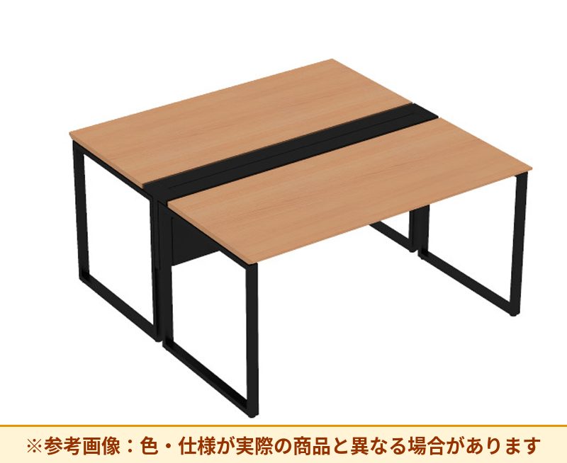 コクヨ ワークヴィスタライト 両面タイプ 袖（引き出し）：袖無 脚部仕様：門型脚 DWV-DD1514-6A2APW2