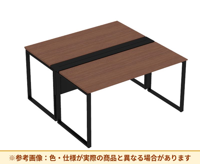 コクヨ ワークヴィスタライト 両面タイプ 袖（引き出し）：袖無 脚部仕様：門型脚 DWV-DD1514-6A2APW2