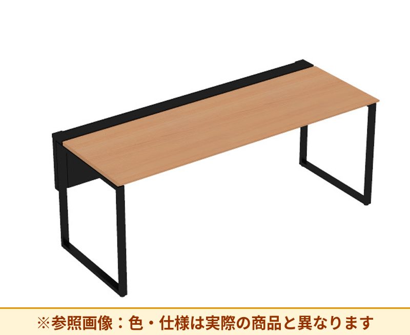 コクヨ ワークヴィスタライト 片面タイプ 袖（引き出し）：袖無 脚部仕様：門型脚 DWV-DD2007-6A2APW2