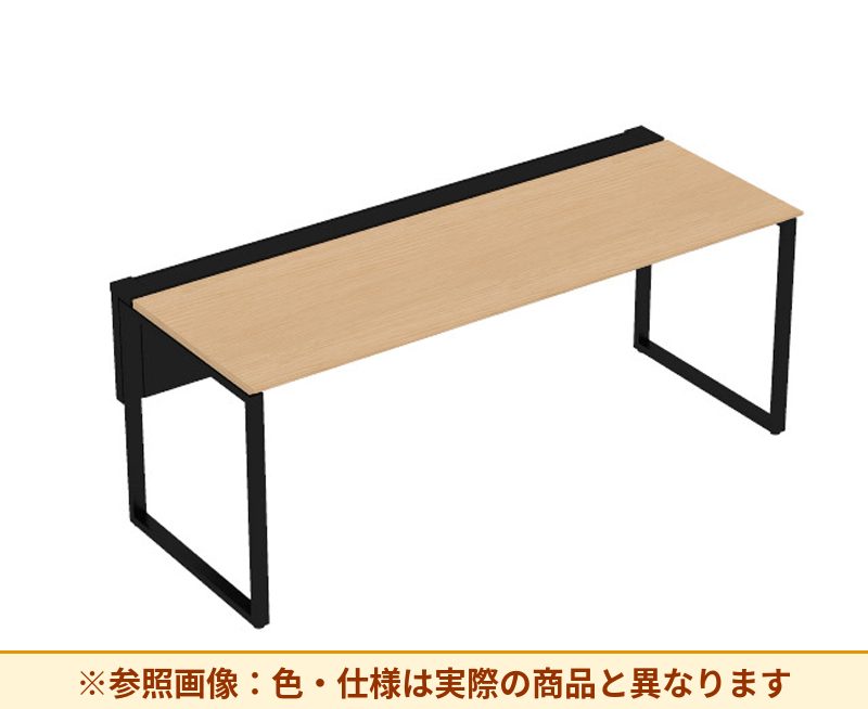 コクヨ ワークヴィスタライト 片面タイプ 袖（引き出し）：袖無 脚部仕様：門型脚 DWV-DD2007-6A2APW2