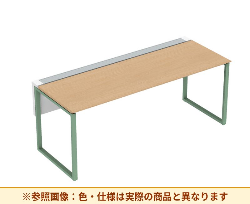 コクヨ ワークヴィスタライト 片面タイプ 袖（引き出し）：袖無 脚部仕様：門型脚 DWV-DD2007-6A2APW2