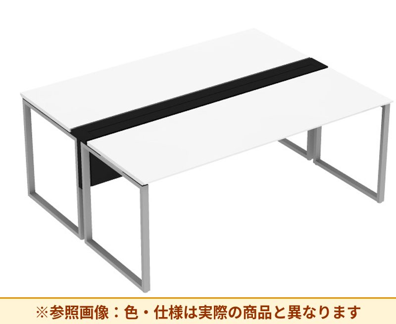 コクヨ ワークヴィスタライト 両面タイプ 袖（引き出し）：袖無 脚部仕様：門型脚 DWV-DD2014-6A2APW2