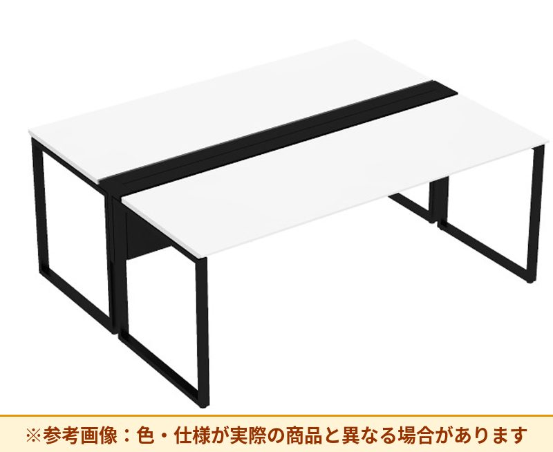 コクヨ ワークヴィスタライト 両面タイプ 袖（引き出し）：袖無 脚部仕様：門型脚 DWV-DD2014-6A2APW2