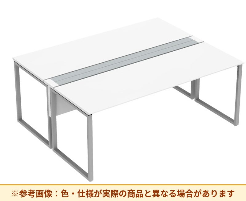 コクヨ ワークヴィスタライト 両面タイプ 袖（引き出し）：袖無 脚部仕様：門型脚 DWV-DD2014-6A2APW2