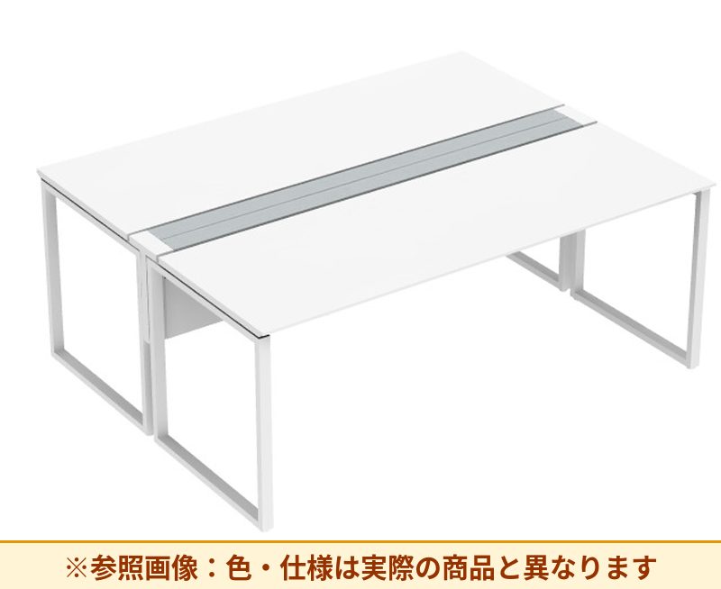 コクヨ ワークヴィスタライト 両面タイプ 袖（引き出し）：袖無 脚部仕様：門型脚 DWV-DD2014-6A2APW2