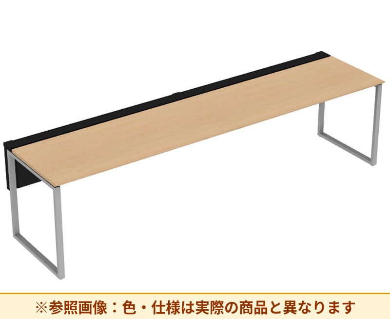 コクヨ ワークヴィスタライト 片面タイプ 袖（引き出し）：袖無 脚部仕様：門型脚 DWV-DD3007-6A2APW2