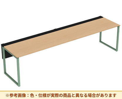 コクヨ ワークヴィスタライト 片面タイプ 袖（引き出し）：袖無 脚部仕様：門型脚 DWV-DD3007-6A2APW2