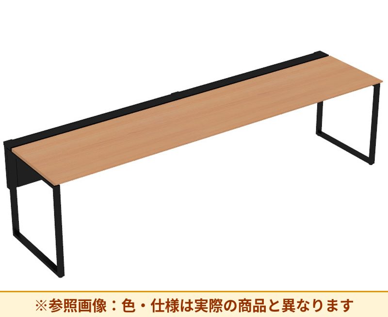 コクヨ ワークヴィスタライト 片面タイプ 袖（引き出し）：袖無 脚部仕様：門型脚 DWV-DD3007-6A2APW2