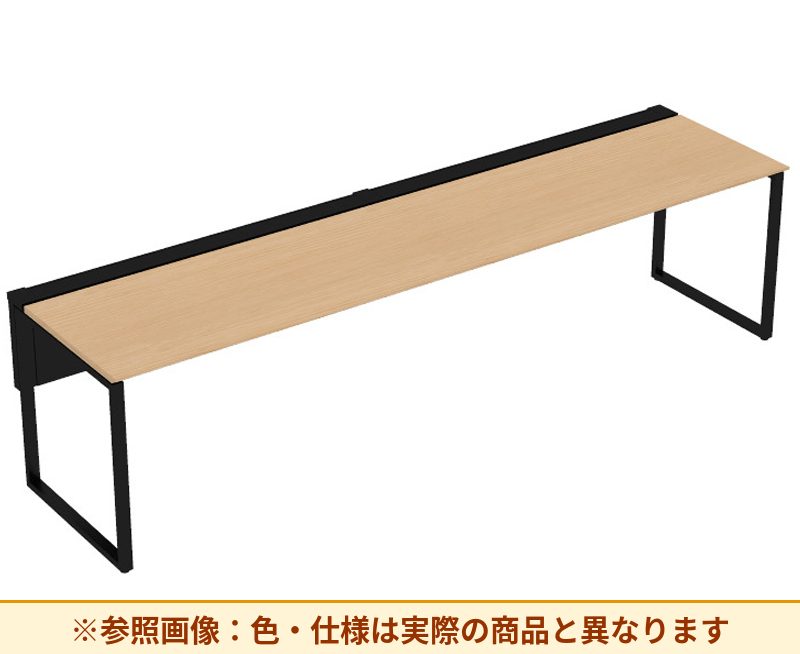 コクヨ ワークヴィスタライト 片面タイプ 袖（引き出し）：袖無 脚部仕様：門型脚 DWV-DD3007-6A2APW2