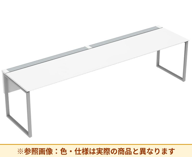 コクヨ ワークヴィスタライト 片面タイプ 袖（引き出し）：袖無 脚部仕様：門型脚 DWV-DD3007-6A2APW2