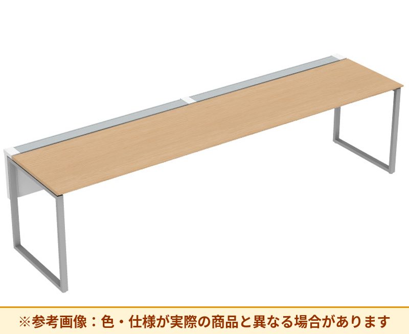 コクヨ ワークヴィスタライト 片面タイプ 袖（引き出し）：袖無 脚部仕様：門型脚 DWV-DD3007-6A2APW2