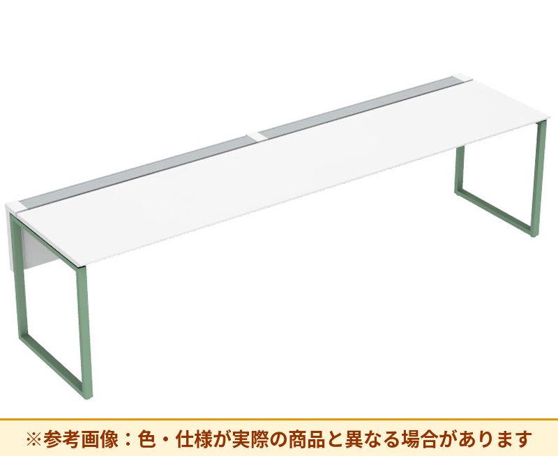 コクヨ ワークヴィスタライト 片面タイプ 袖（引き出し）：袖無 脚部仕様：門型脚 DWV-DD3007-6A2APW2
