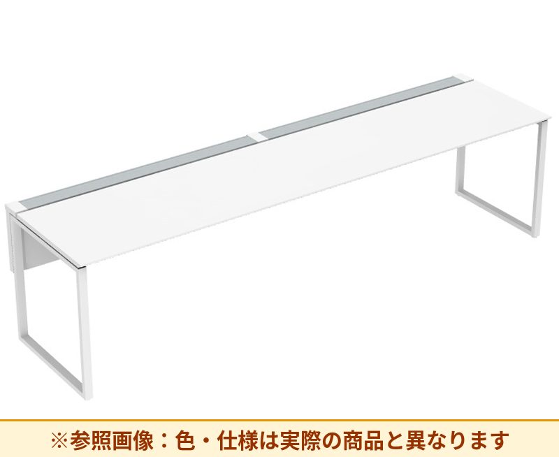 コクヨ ワークヴィスタライト 片面タイプ 袖（引き出し）：袖無 脚部仕様：門型脚 DWV-DD3007-6A2APW2