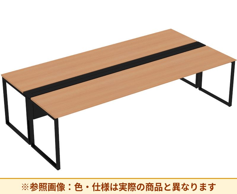 コクヨ ワークヴィスタライト 両面タイプ 袖（引き出し）：袖無 脚部仕様：門型脚 DWV-DD3014-6A2APW2
