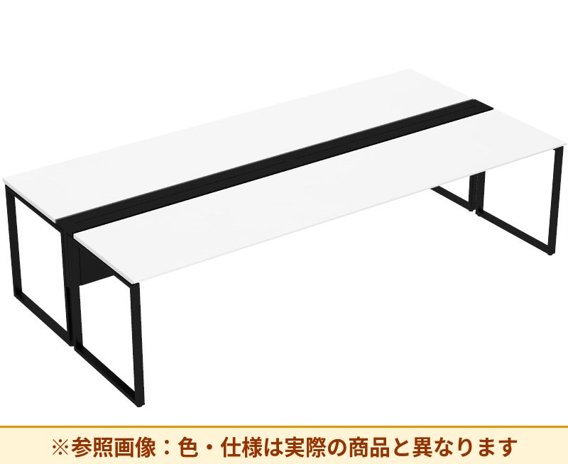 コクヨ ワークヴィスタライト 両面タイプ 袖（引き出し）：袖無 脚部仕様：門型脚 DWV-DD3014-6A2APW2