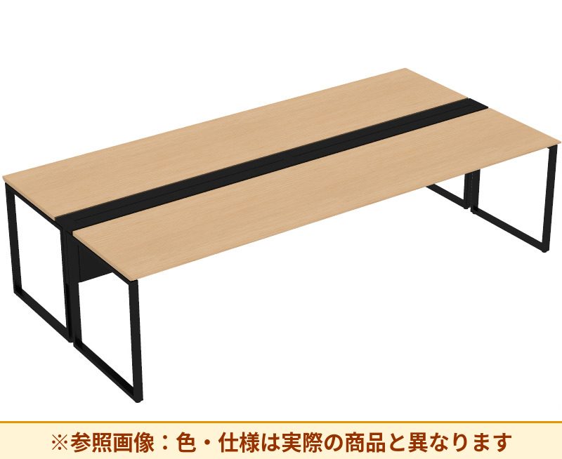 コクヨ ワークヴィスタライト 両面タイプ 袖（引き出し）：袖無 脚部仕様：門型脚 DWV-DD3014-6A2APW2
