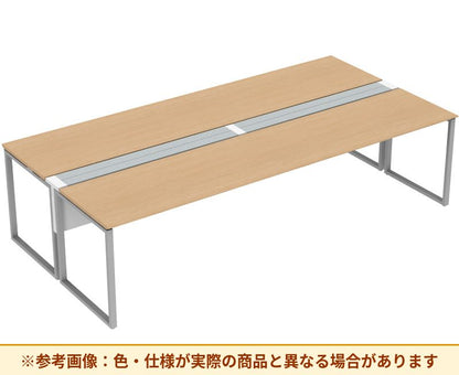 コクヨ ワークヴィスタライト 両面タイプ 袖（引き出し）：袖無 脚部仕様：門型脚 DWV-DD3014-6A2APW2