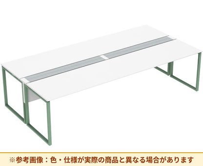コクヨ ワークヴィスタライト 両面タイプ 袖（引き出し）：袖無 脚部仕様：門型脚 DWV-DD3014-6A2APW2