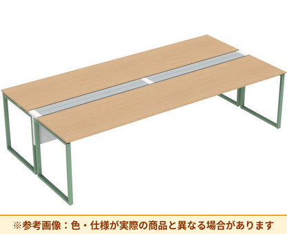コクヨ ワークヴィスタライト 両面タイプ 袖（引き出し）：袖無 脚部仕様：門型脚 DWV-DD3014-6A2APW2