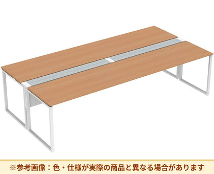 コクヨ ワークヴィスタライト 両面タイプ 袖（引き出し）：袖無 脚部仕様：門型脚 DWV-DD3014-6A2APW2