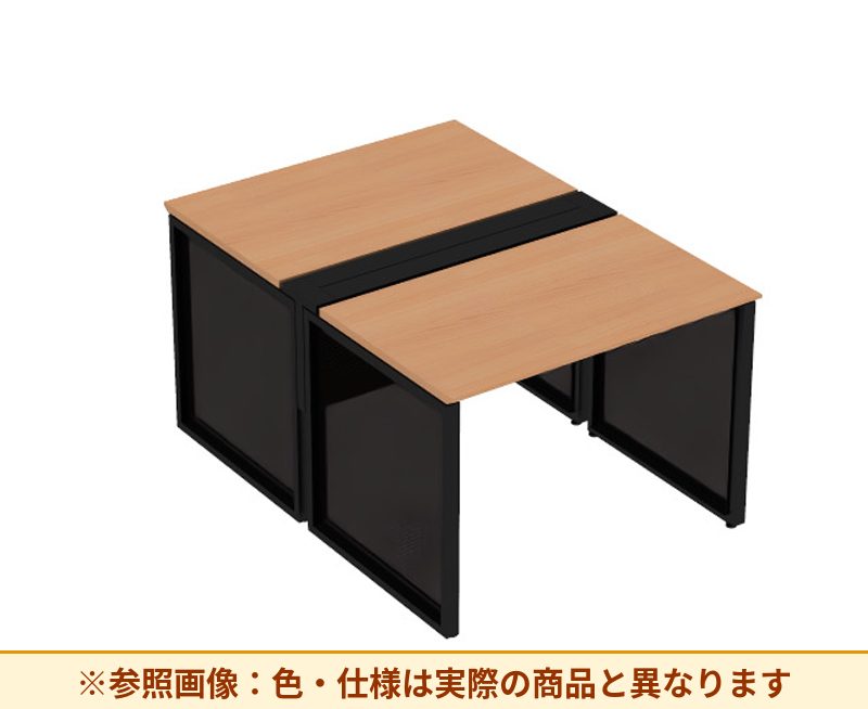 コクヨ ワークヴィスタライト 両面タイプ 袖（引き出し）：袖無 脚部仕様：パネル脚 DWV-ED1012