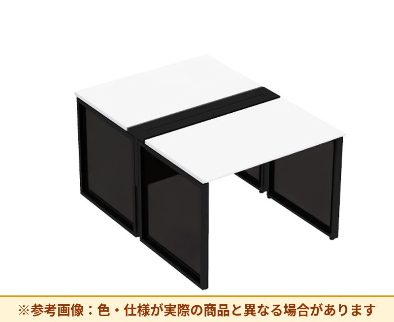 コクヨ ワークヴィスタライト 両面タイプ 袖（引き出し）：袖無 脚部仕様：パネル脚 DWV-ED1012