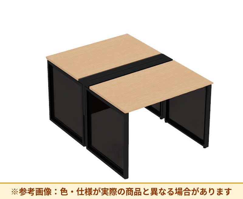 コクヨ ワークヴィスタライト 両面タイプ 袖（引き出し）：袖無 脚部仕様：パネル脚 DWV-ED1012