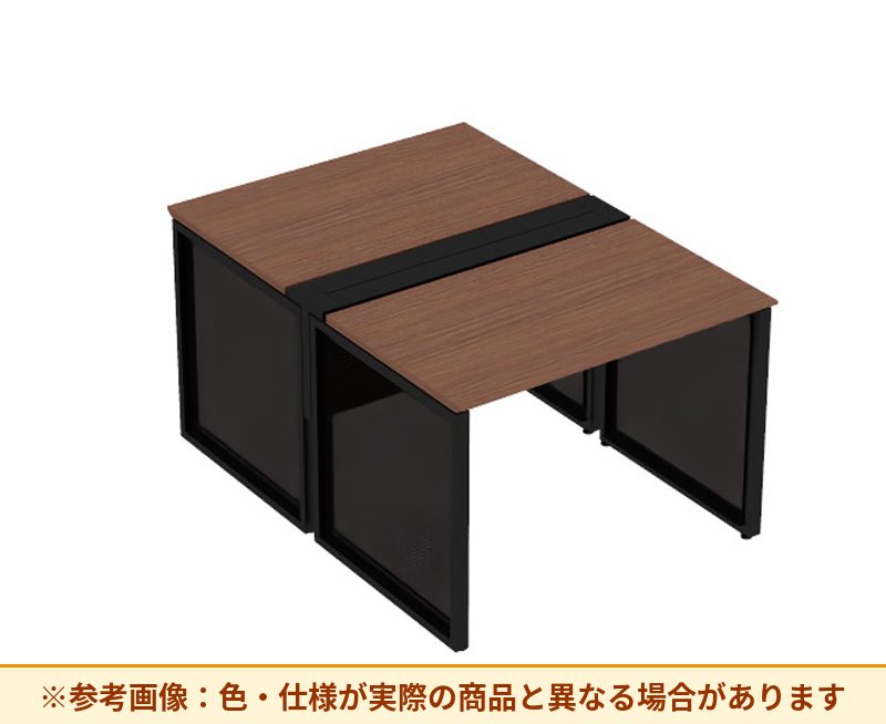 コクヨ ワークヴィスタライト 両面タイプ 袖（引き出し）：袖無 脚部仕様：パネル脚 DWV-ED1012