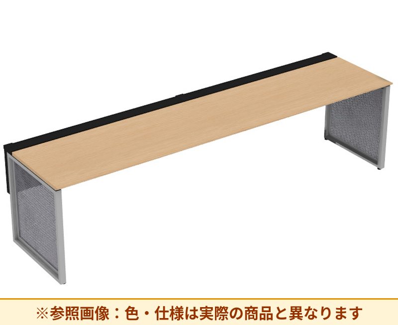 コクヨ ワークヴィスタライト 片面タイプ 袖（引き出し）：袖無 脚部仕様：パネル脚 DWV-ED3007