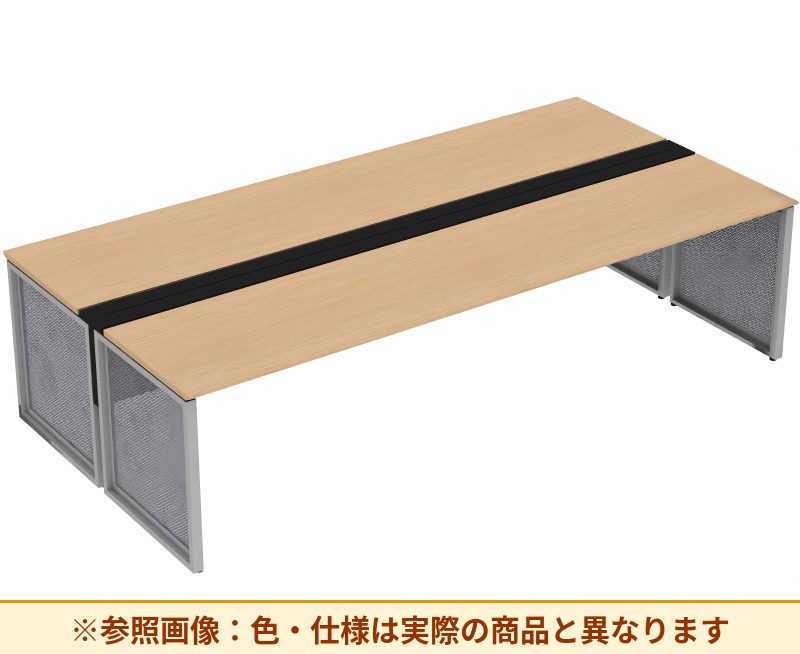 コクヨ ワークヴィスタライト 両面タイプ 袖（引き出し）：袖無 脚部仕様：パネル脚 DWV-ED3014