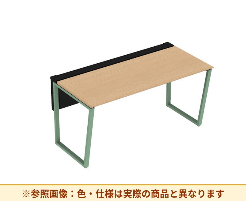 コクヨ ワークヴィスタライト 片面タイプ 袖（引き出し）：袖無 脚部仕様：門型脚 DWV-DD1507-6A2APW1