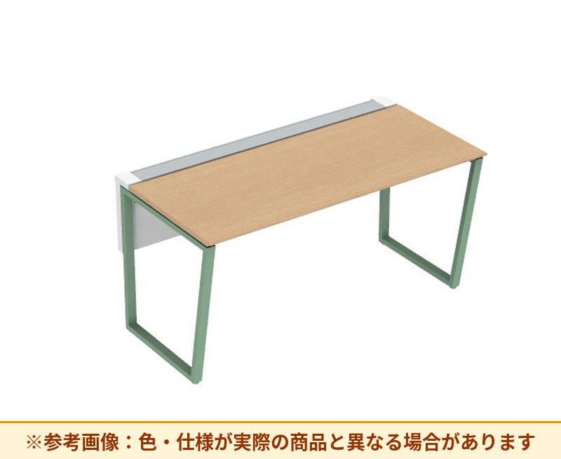 コクヨ ワークヴィスタライト 片面タイプ 袖（引き出し）：袖無 脚部仕様：門型脚 DWV-DD1507-6A2APW1