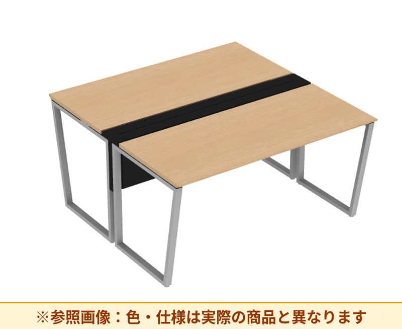 コクヨ ワークヴィスタライト 両面タイプ 袖（引き出し）：袖無 脚部仕様：門型脚 DWV-DD1514-6A2APW2