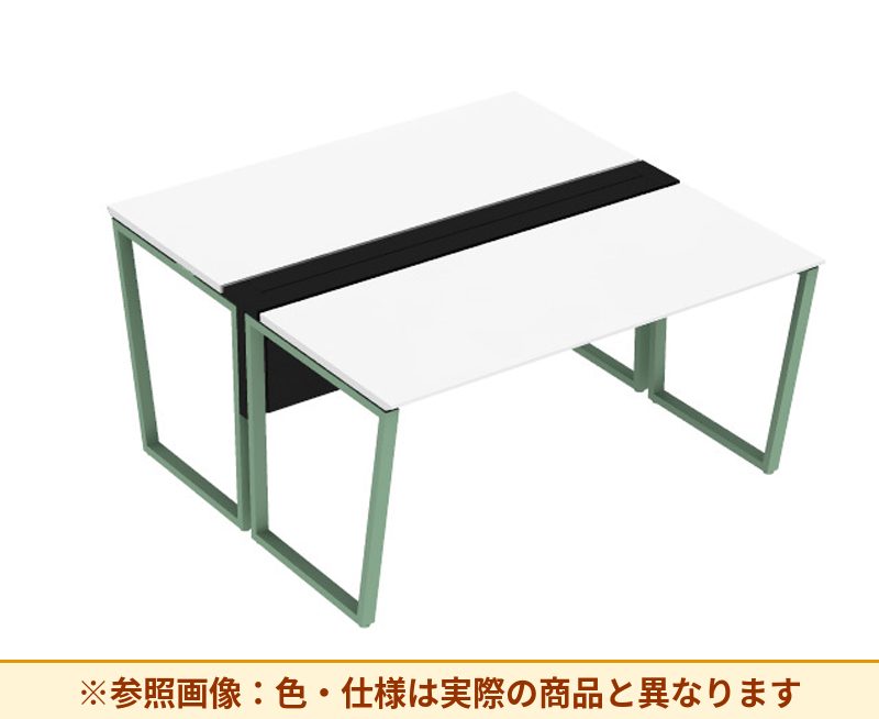 コクヨ ワークヴィスタライト 両面タイプ 袖（引き出し）：袖無 脚部仕様：門型脚 DWV-DD1514-6A2APW2