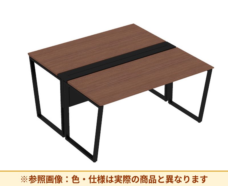 コクヨ ワークヴィスタライト 両面タイプ 袖（引き出し）：袖無 脚部仕様：門型脚 DWV-DD1514-6A2APW2