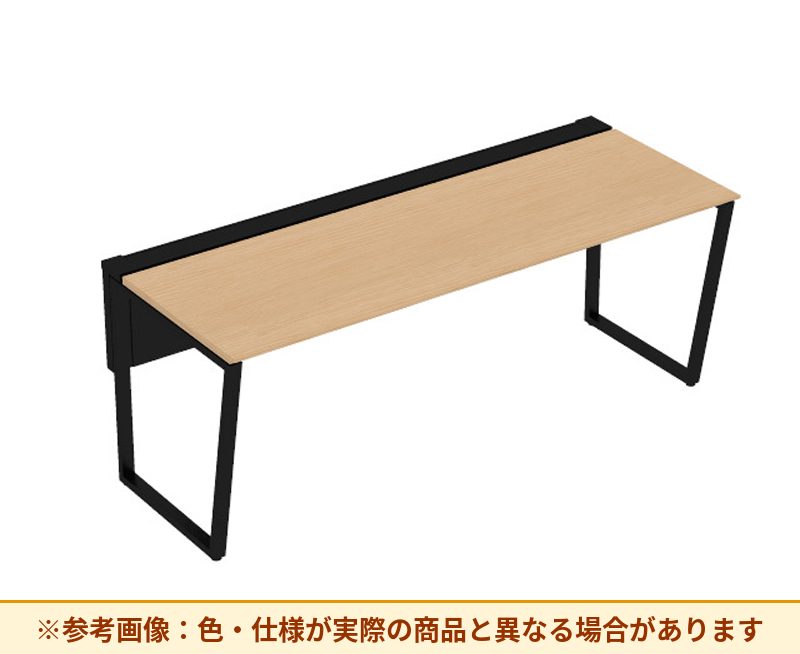 コクヨ ワークヴィスタライト 片面タイプ 袖（引き出し）：袖無 脚部仕様：門型脚 DWV-DD2007-6A2APW2