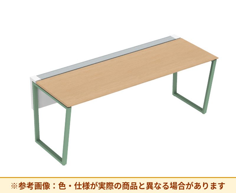 コクヨ ワークヴィスタライト 片面タイプ 袖（引き出し）：袖無 脚部仕様：門型脚 DWV-DD2007-6A2APW2