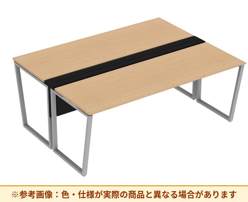 コクヨ ワークヴィスタライト 両面タイプ 袖（引き出し）：袖無 脚部仕様：門型脚 DWV-DD2014-6A2APW2