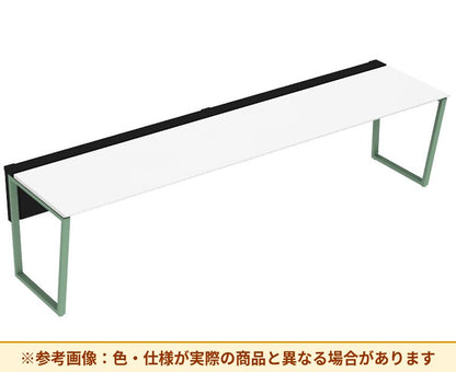 コクヨ ワークヴィスタライト 片面タイプ 袖（引き出し）：袖無 脚部仕様：門型脚 DWV-DD3007-6A2APW2